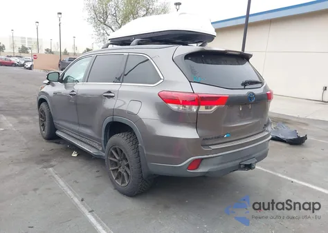 2018 Toyota Highlander Hybrid Xle z USA, uszkodzony, nr VIN 5TDJGRFH4JS044843